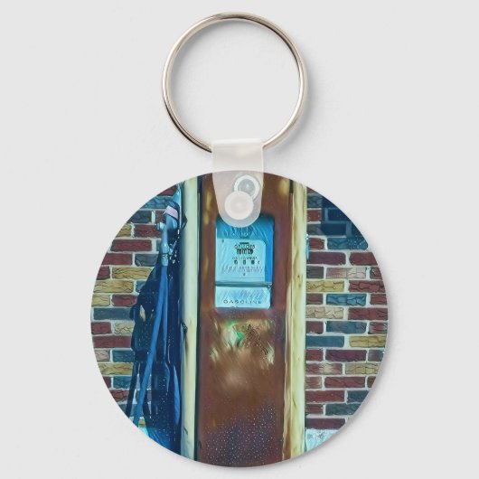 Sleutelhanger  gaspomp (Voorkant)