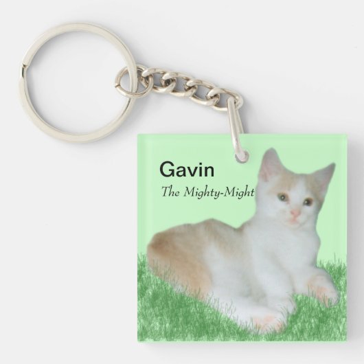 Sleutelhanger Gavin_Cat (voorkant)
