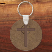 SLEUTELHANGER GEBRANDEERD KROSS Leder (Voorkant)