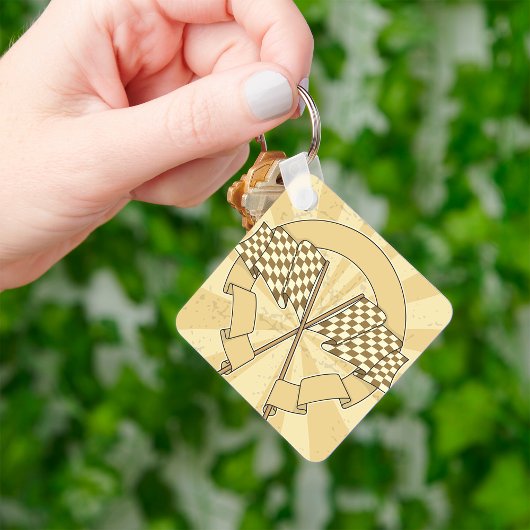 Sleutelhanger Gecontroleerde ractvlaggen