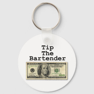 Sleutelhanger - GEef DE BARTENDER FOoi!