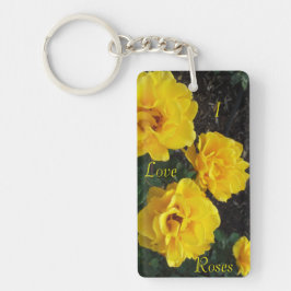 Sleutelhanger GEEL ROSES