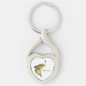 Sleutelhanger-geelsteen Gevist Sleutelhanger (Voorkant)