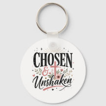 Sleutelhanger 'Gekozen & Onwankelbaar'