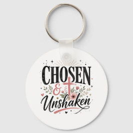 Sleutelhanger 'Gekozen & Onwankelbaar'