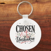 Sleutelhanger 'Gekozen & Onwankelbaar' (Voorkant)