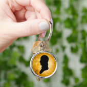 sleutelhanger "Gentleman Silhouette on Gold" (Hand)