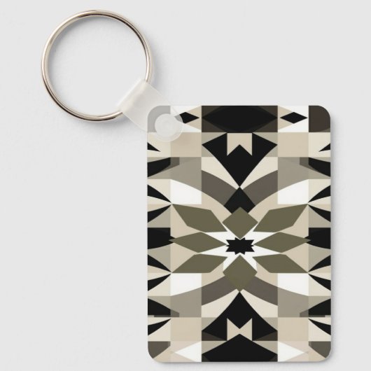 Sleutelhanger geometrie decor  (Voorkant)