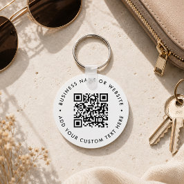 Sleutelhanger | Gepersonaliseerde QR-code Zakelijk
