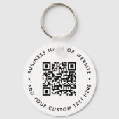 Sleutelhanger | Gepersonaliseerde QR-code Zakelijk (Voorkant)