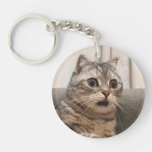 Sleutelhanger geschokt door Cat meme