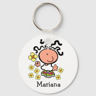 Sleutelhanger Girl cartoon