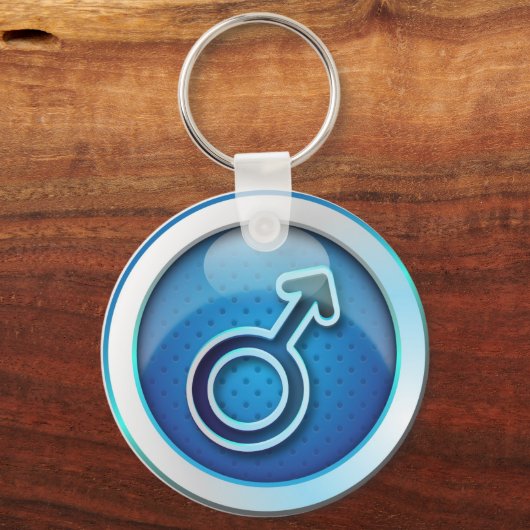 Sleutelhanger glanzend gendersymbool (Voorkant)