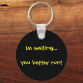 Sleutelhanger glimlachen en draaien (Voorkant)