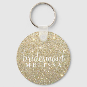 Sleutelhanger Glitter Bridesmaid