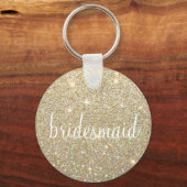 Sleutelhanger - Glitter Fab Bridesmaid (Voorkant)