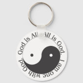 Sleutelhanger - God is All Yin-yang (Voorkant)