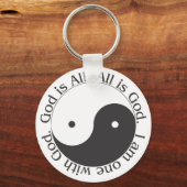 Sleutelhanger - God is All Yin-yang (Voorkant)