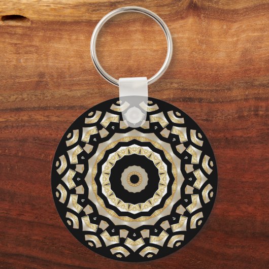 Sleutelhanger Gold Black Pearl (B8C) (Voorkant)