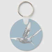 Sleutelhanger Gray Hummingird (Achterkant)