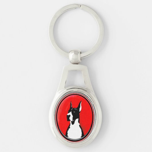 Sleutelhanger Great Dane (Voorkant)
