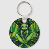 sleutelhanger "Green Butterfly Fantasy" (Voorkant)