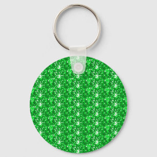 Sleutelhanger Green Glitter