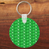 Sleutelhanger Green Glitter (Voorkant)