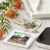 sleutelhanger "Greetings from Santa Monica Garden" (Voorkant Rechts)