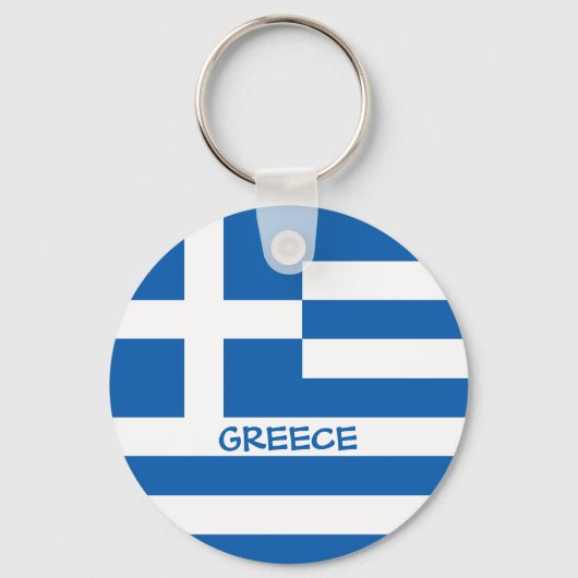 Sleutelhanger Griekse vlag (Voorkant)