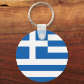 Sleutelhanger Griekse vlag (Voorkant)