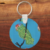 sleutelhanger groene papegaai (Voorkant)
