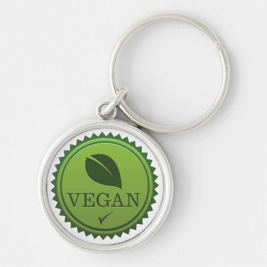 Sleutelhanger Groene Vegan (Voorkant)