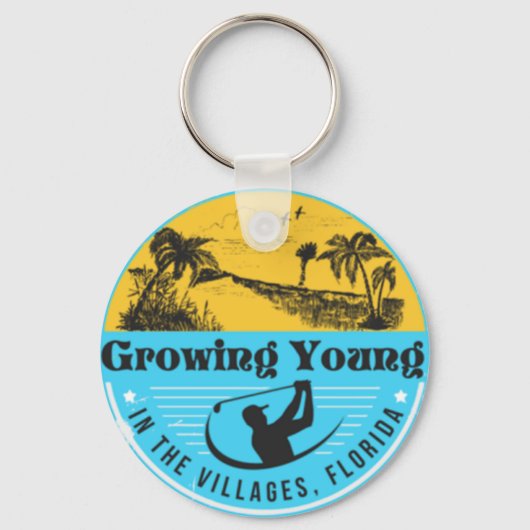 sleutelhanger "Growing Young in the Villages" (Voorkant)