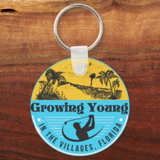sleutelhanger "Growing Young in the Villages" (Voorkant)