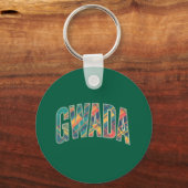 Sleutelhanger Guadeloupe Gwada | Keychain (Voorkant)