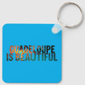 Sleutelhanger Guadeloupe Is Beautiful | Keychain (Achterkant)