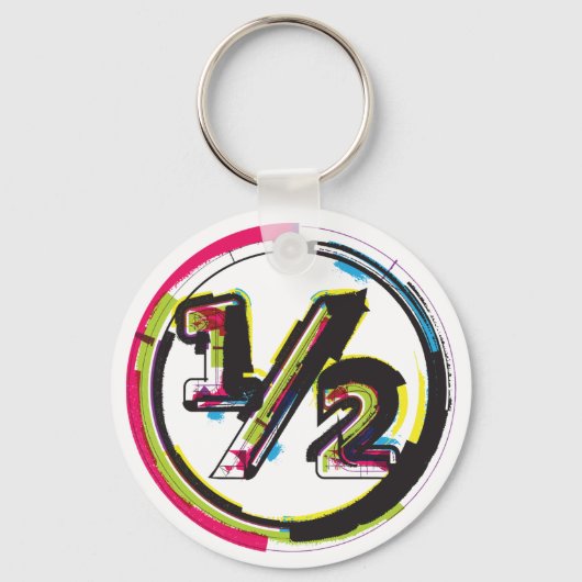 Sleutelhanger Halfhoog symbool (Achterkant)