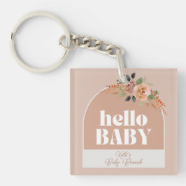 Sleutelhanger Hallo Baby Baby shower,