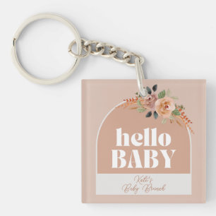 Sleutelhanger Hallo Baby Baby shower,