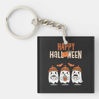 Sleutelhanger Halloween Pompoen Geest