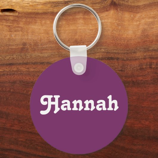 Sleutelhanger Hannah (Voorkant)
