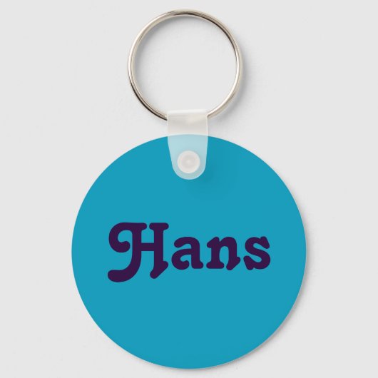 Sleutelhanger Hans (Voorkant)