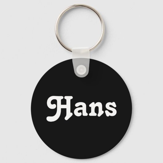 Sleutelhanger Hans (Voorkant)