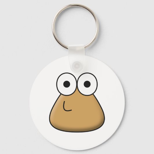 Sleutelhanger - Happy Baby Pou (Voorkant)