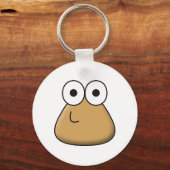 Sleutelhanger - Happy Baby Pou (Achterkant)