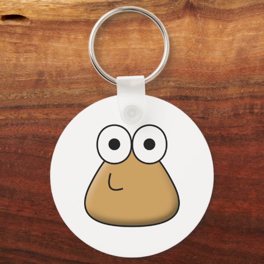 Sleutelhanger - Happy Baby Pou (Voorkant)