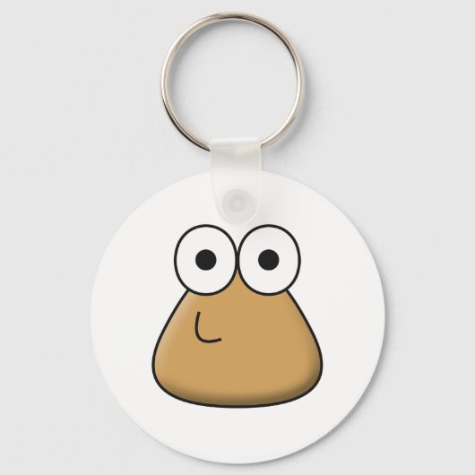 Sleutelhanger - Happy Baby Pou (Achterkant)