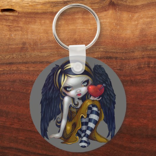 sleutelhanger "Hartslag van nagels" (Voorkant)