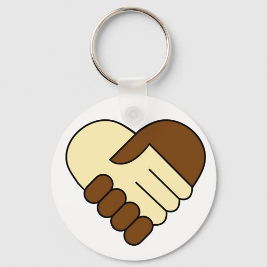 sleutelhanger "Heart handshake" (Voorkant)
